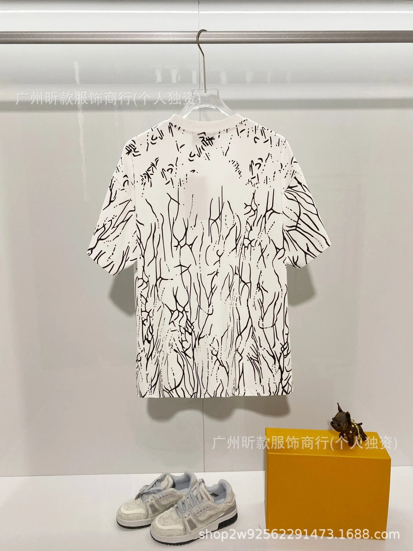 Fendi Monster Eye Polo White with Black Trim Polo Shirt - 13