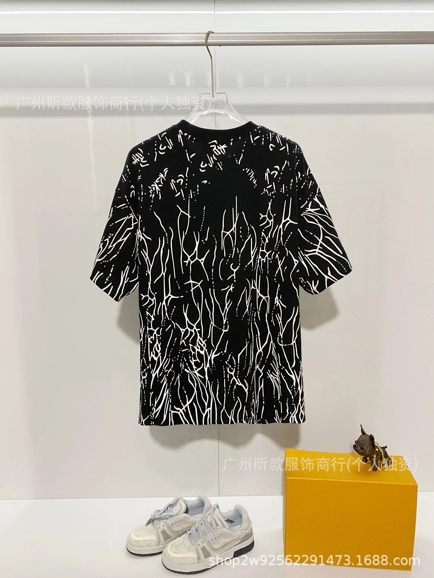 Fendi Monster Eye Polo White with Black Trim Polo Shirt - 16