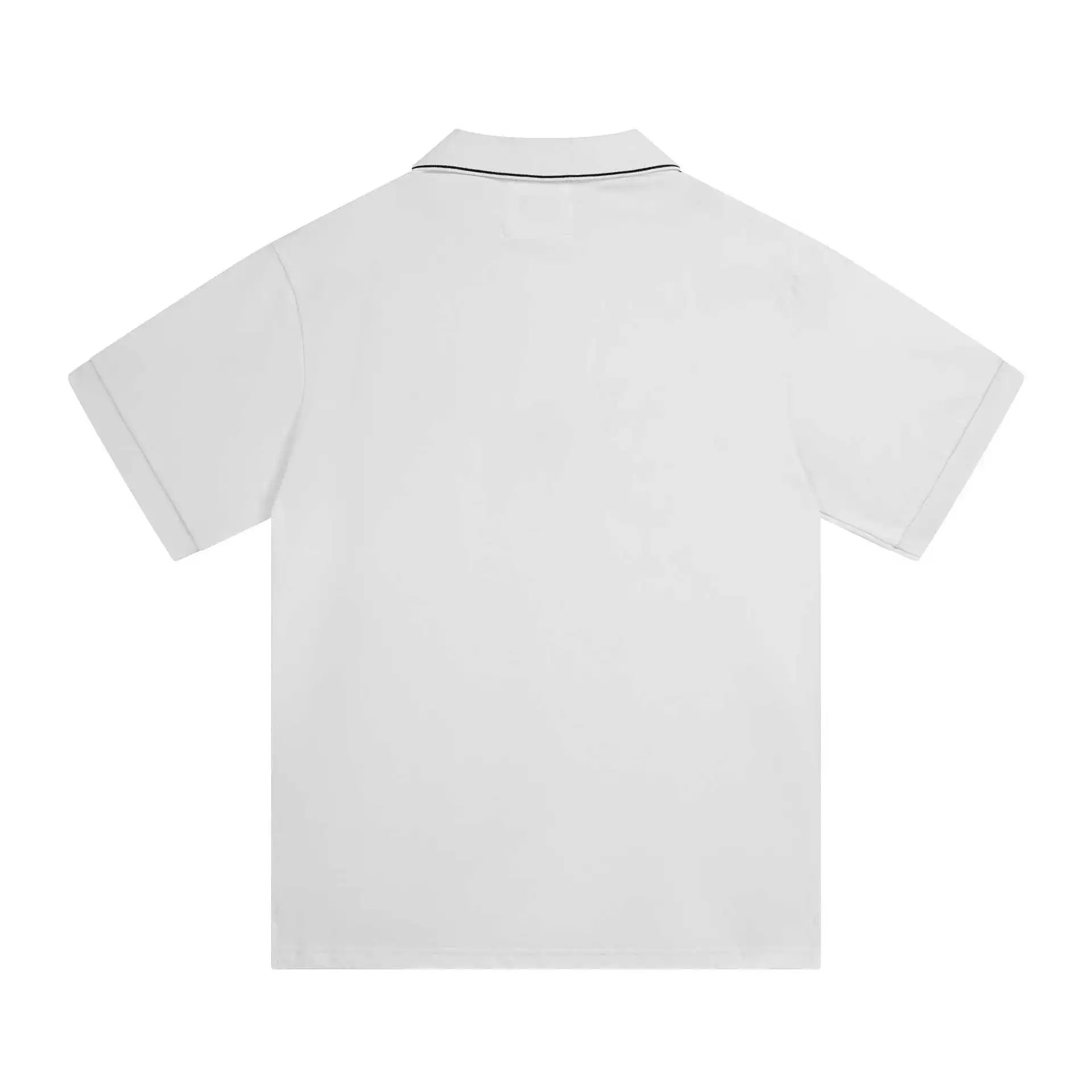C.P. Company Slim Fit White Polo Shirt Tops Polo - 6