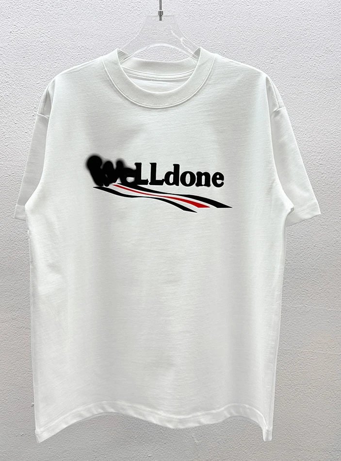 Design Abstract Line Art T-Shirt White and Black - 12