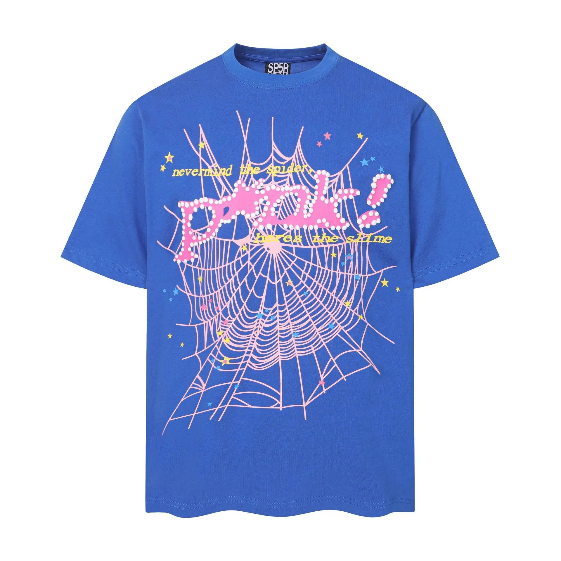 SP5DER Distorted Logo White T-Shirt - 28