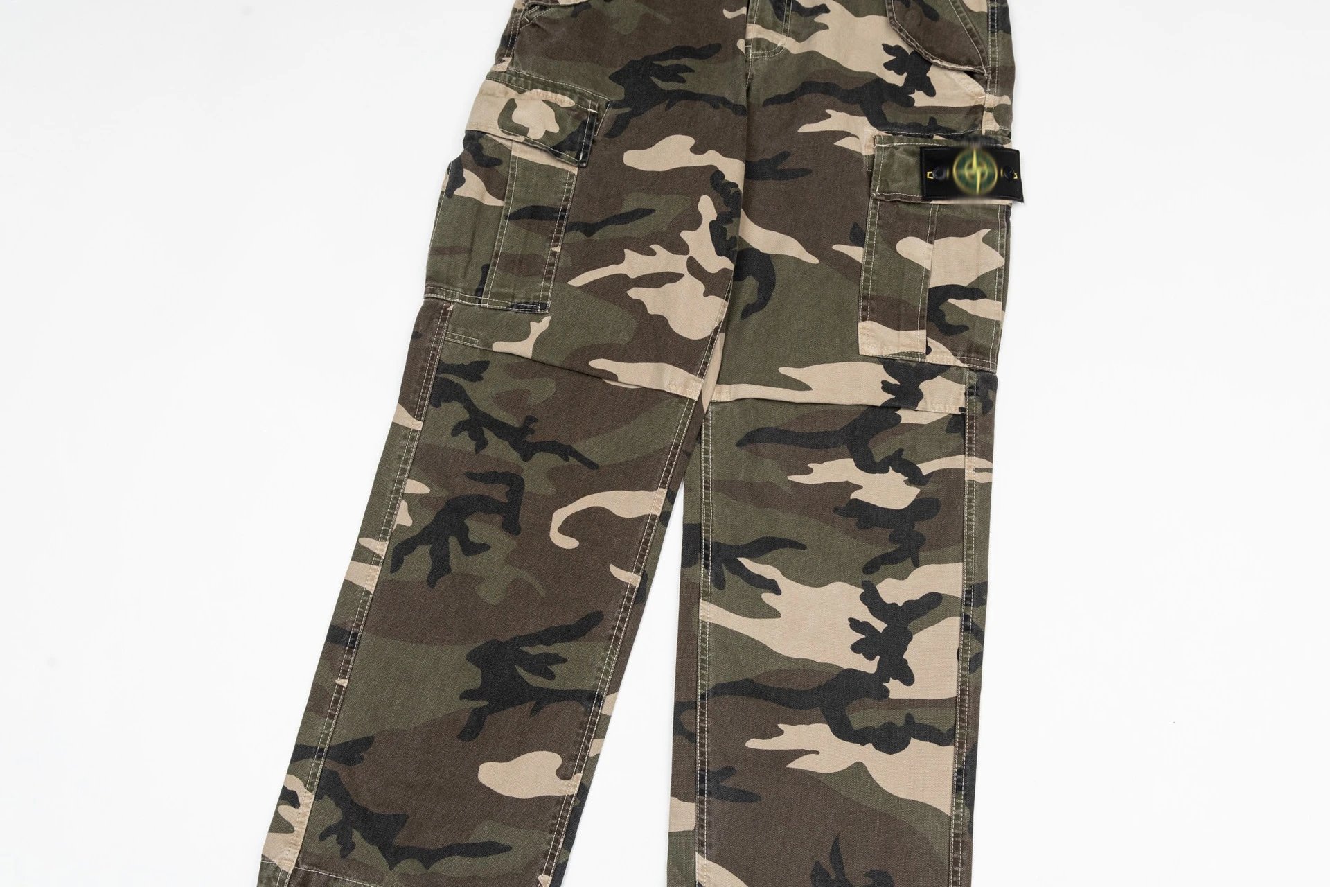 Carhartt Work In Progress Cargo Pants Camo Green Pants - 7