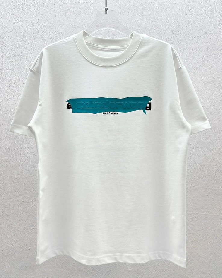 Design Abstract Line Art T-Shirt White and Black - 18