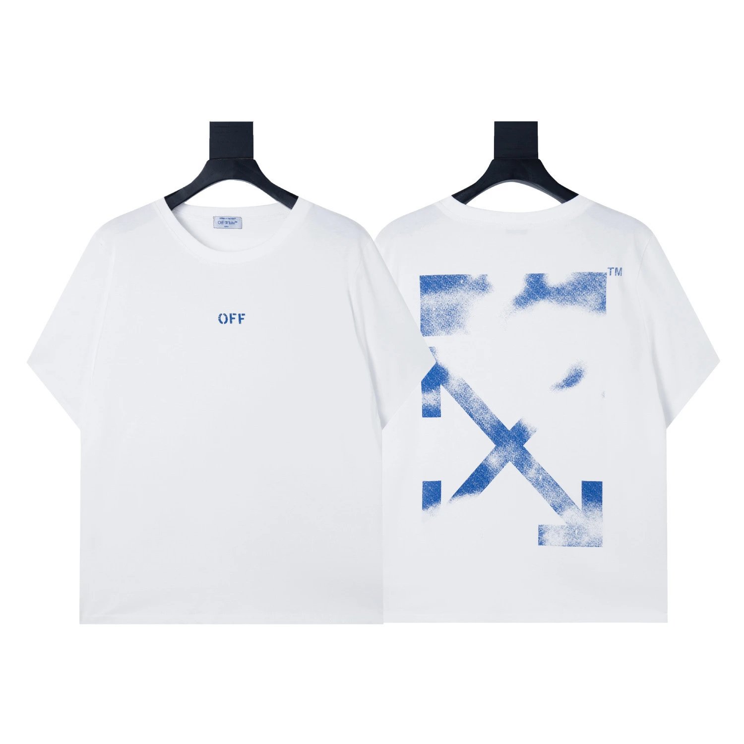 Off-White Arrow Crack Print White T-Shirt - 22
