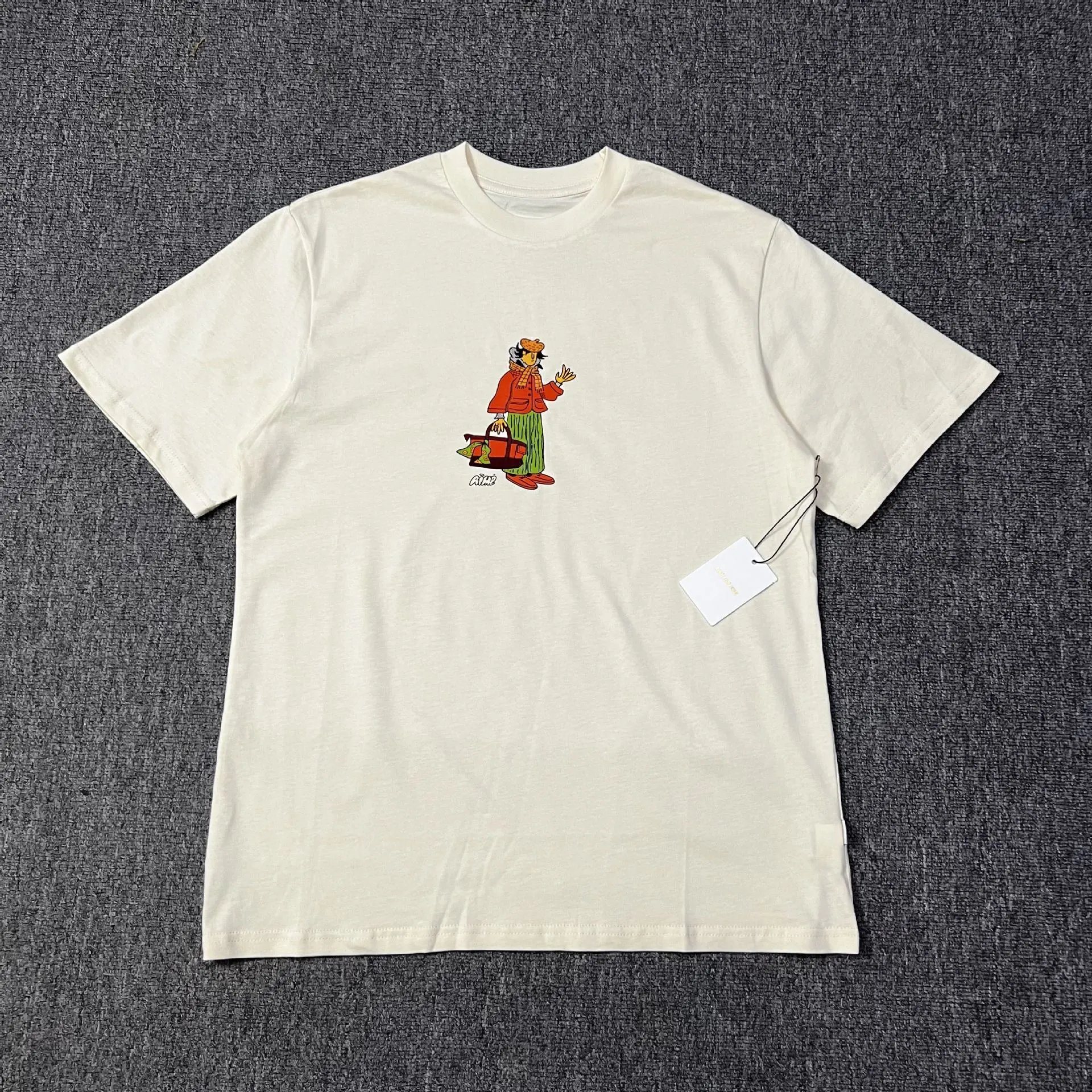 Aimé Leon Dore Apple Logo T-Shirt Black and White - 30