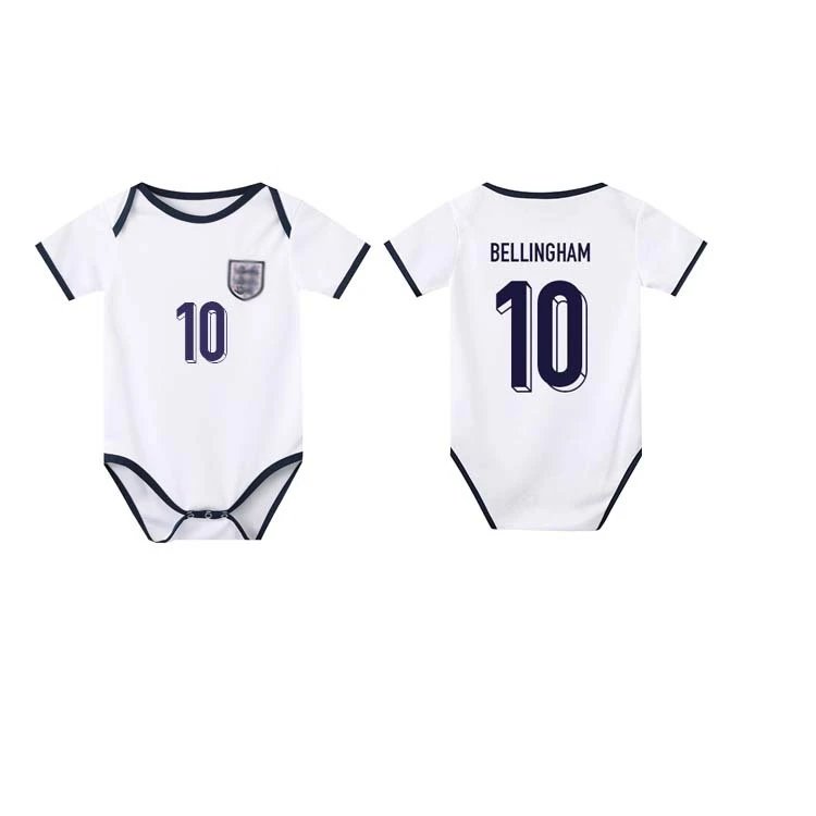 Design Argentina National Team Lionel Messi #10 Baby Onesie White Light Blue Striped Jersey Clothing - 13