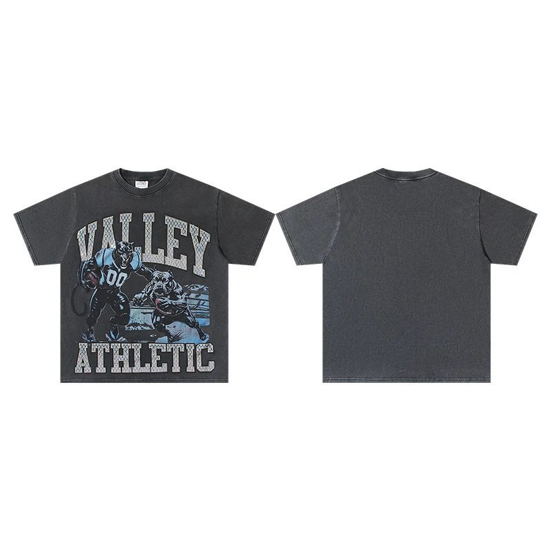 VALE T-Shirts Washed graphic print short-sleeve T-shirt product image