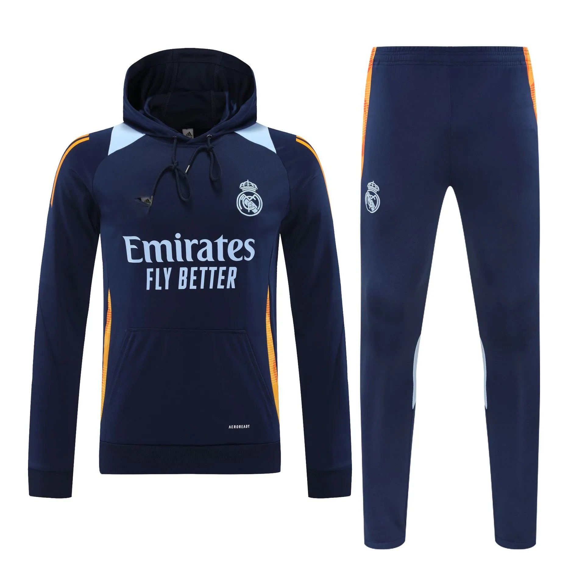 Inter Milan Training Hoodie and Sweatpants Set Navy Blue Tracksuit - 9