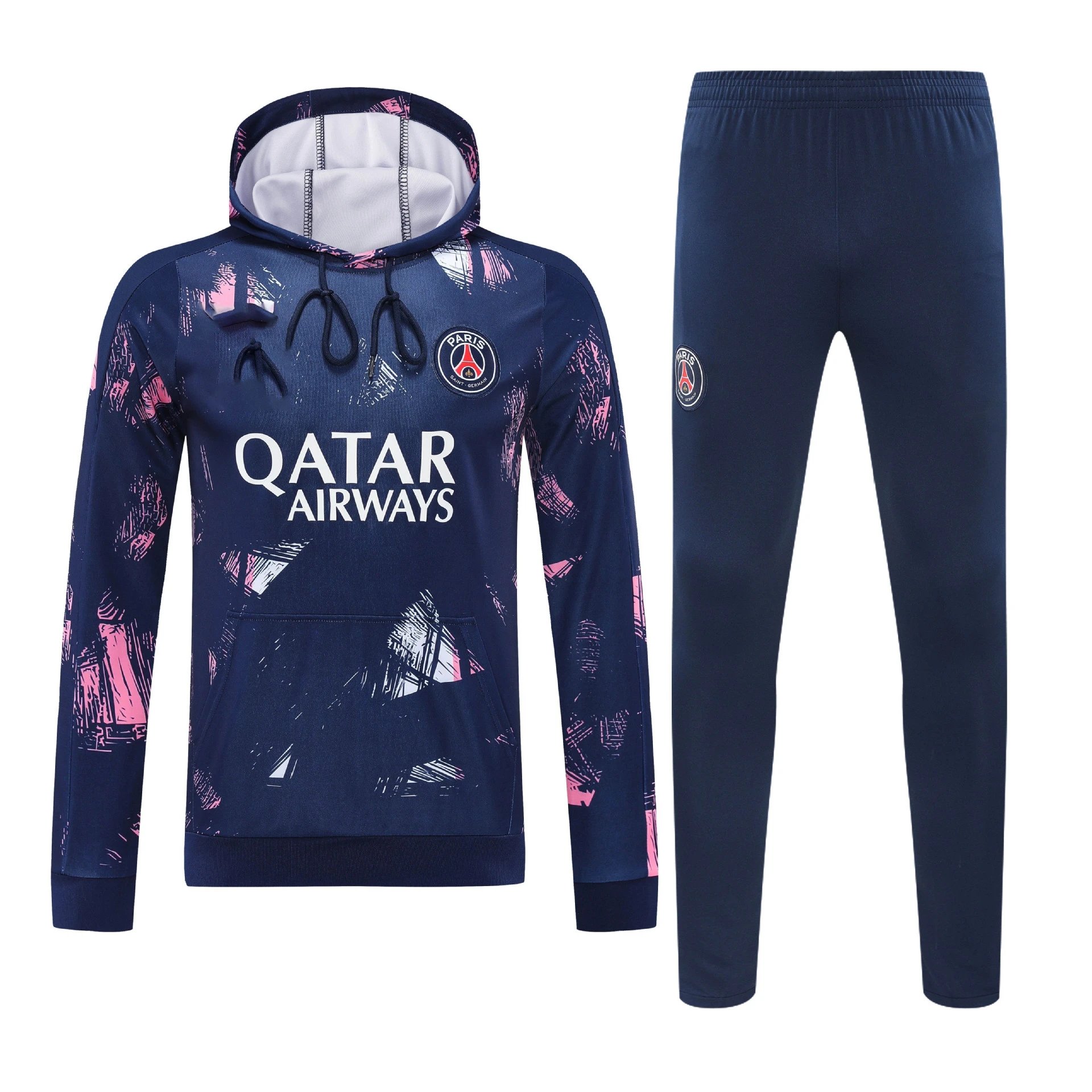 AFA Argentina National Team Training Hoodie and Sweatpants Set Light Blue / Navy Tracksuit - 5