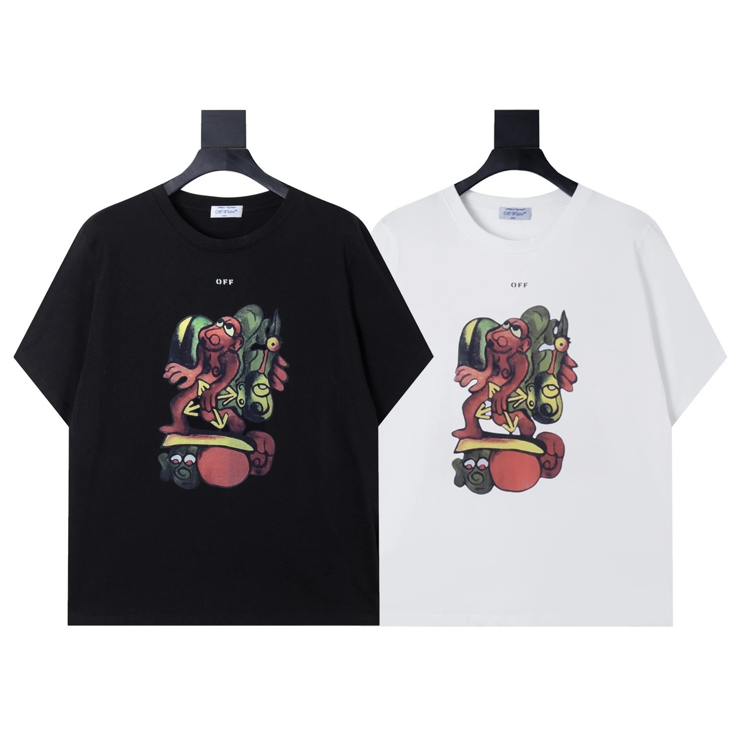 Off-White Cherry Blossom Arrow Print T-Shirt White - 21