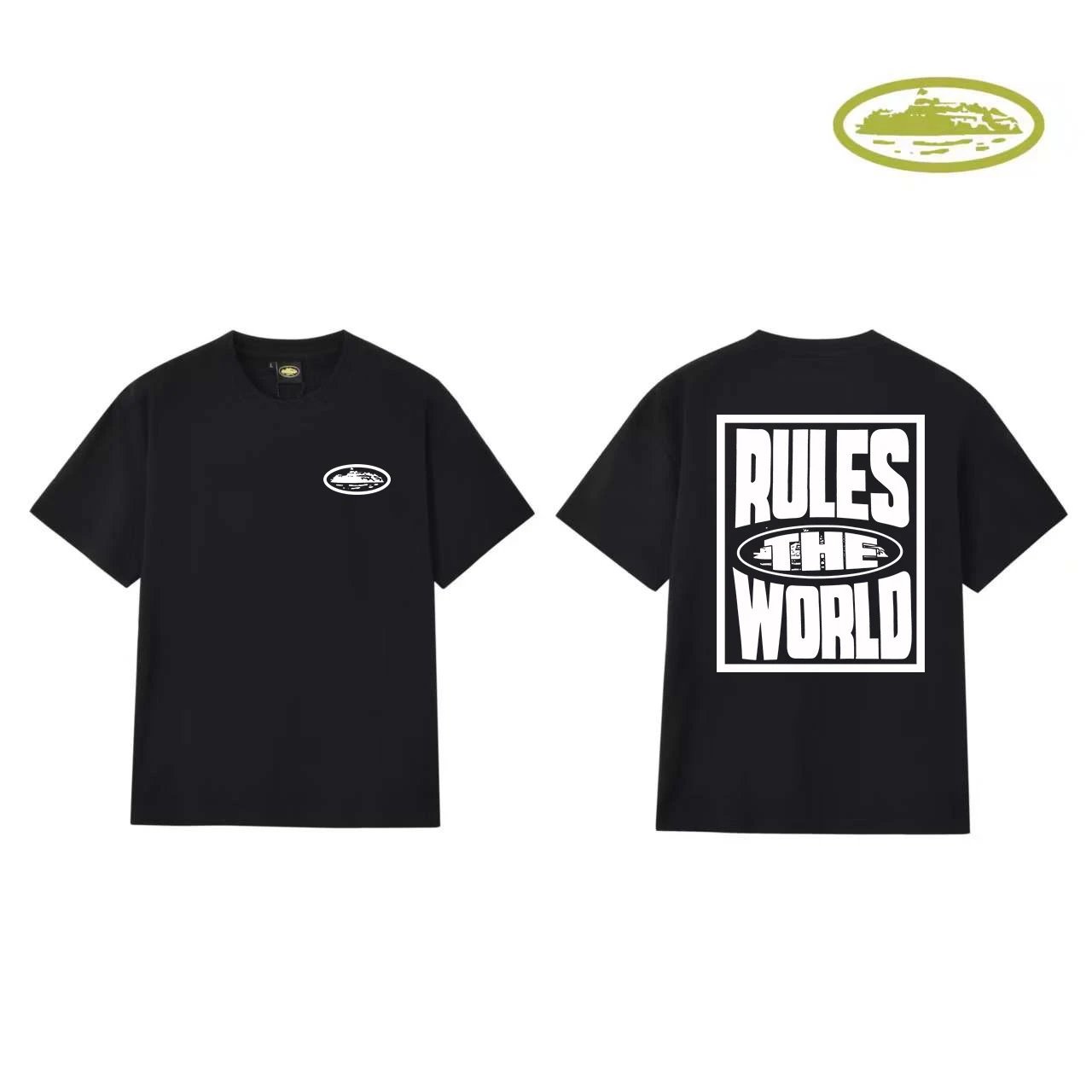 Design Graphic Print White T-Shirt - 30