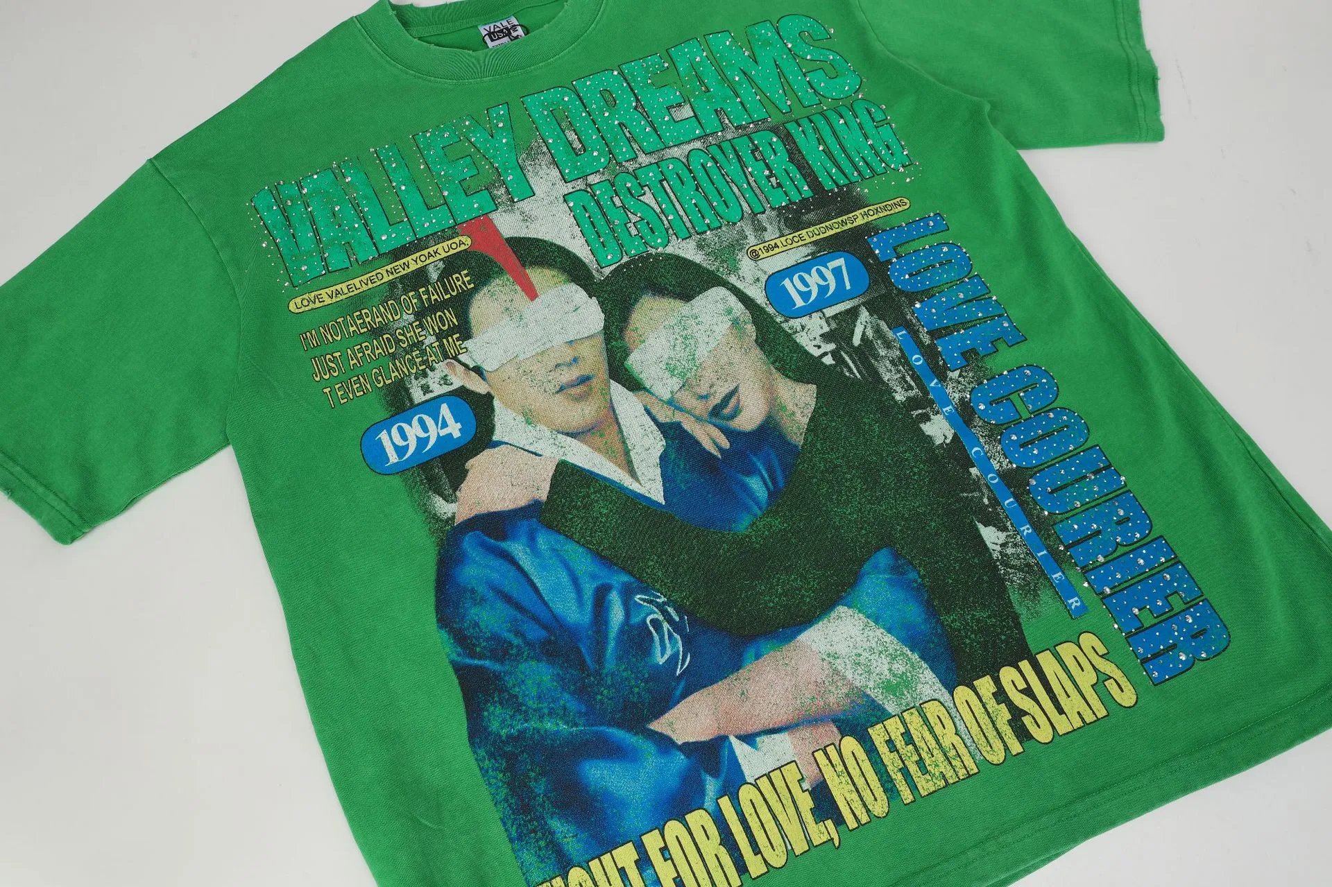 Design Vale USA Haunted House Graphic Oversized T-Shirt Black T-Shirts - 20