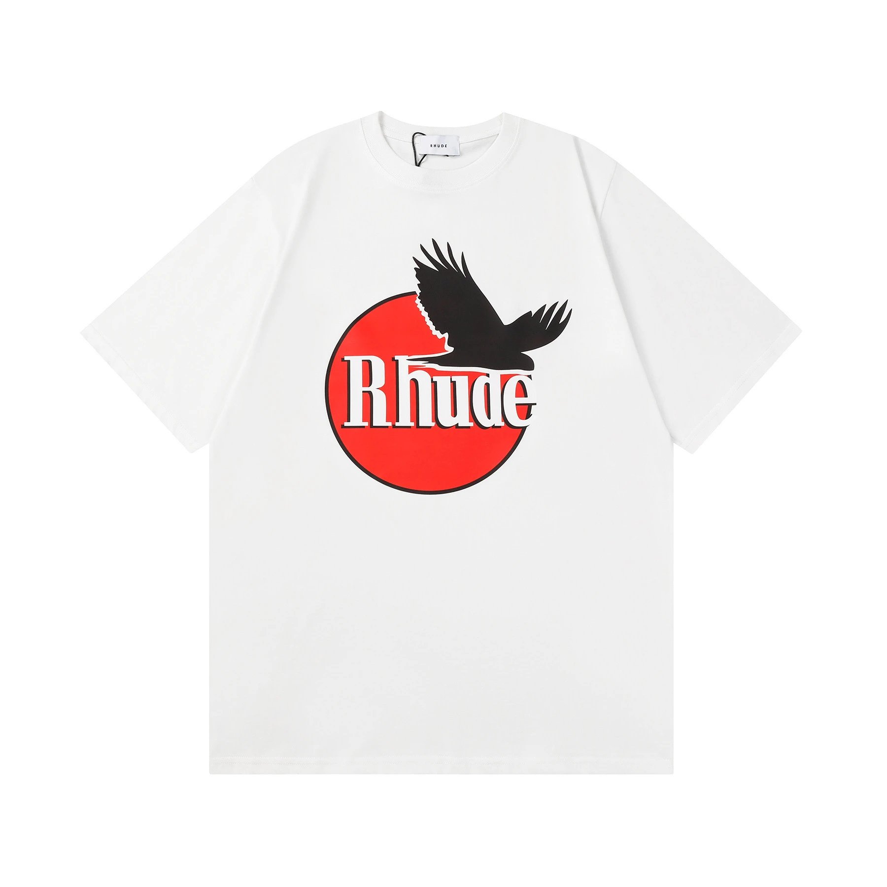 Rhude Graphic Print Cream T-Shirt - 8
