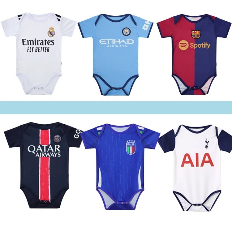 Design Argentina National Team Lionel Messi #10 Baby Onesie White Light Blue Striped Jersey Clothing - 10