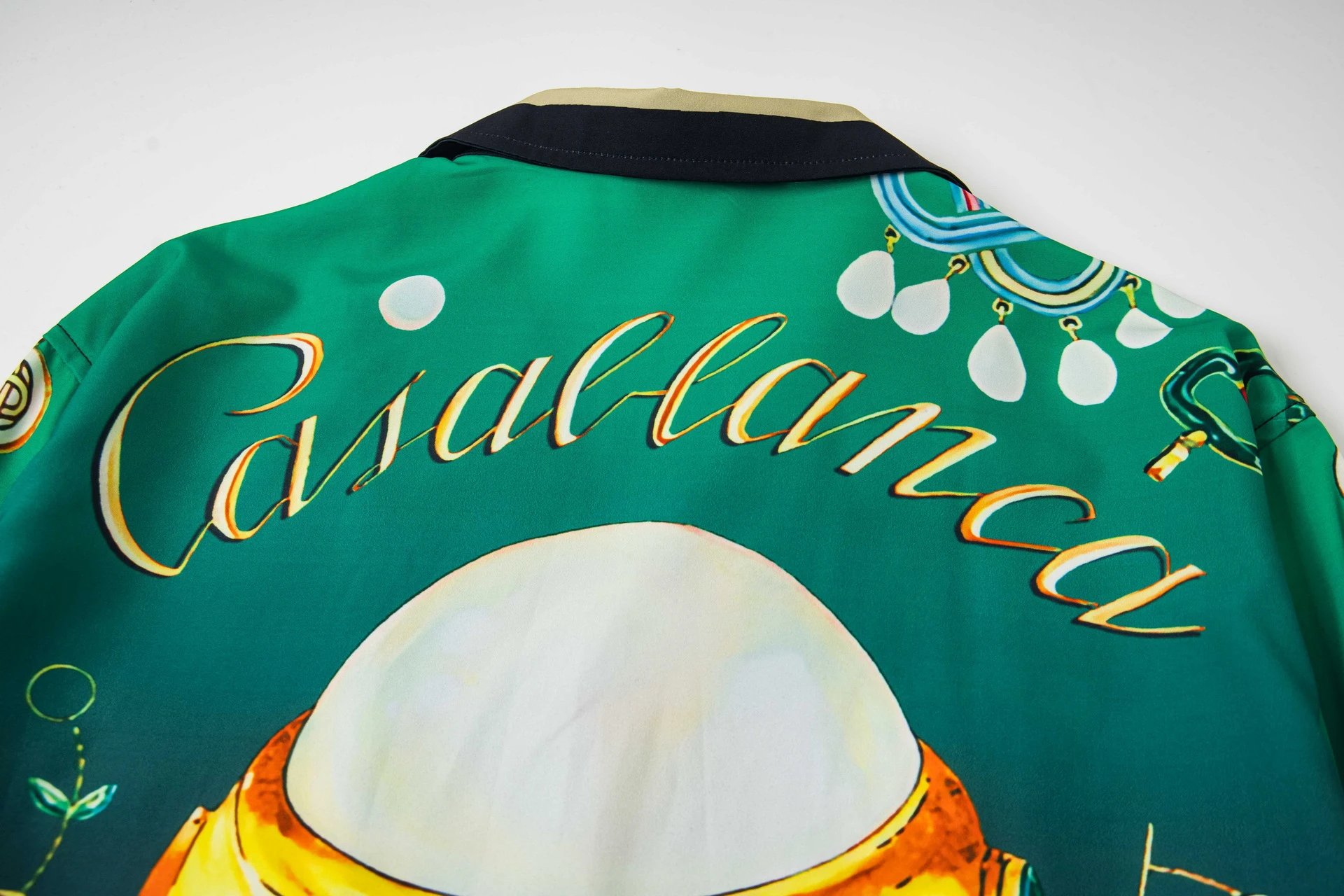 Casablanca Resort Print Long-Sleeve Shirt White - 5