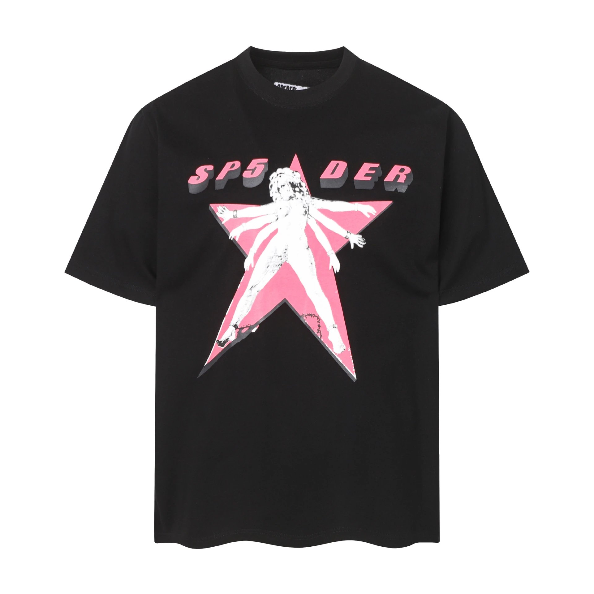 SP5DER Distorted Logo White T-Shirt - 12