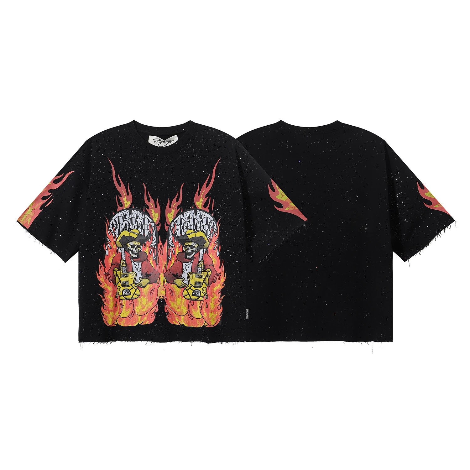 Design Bkyo Stay High Graphic Oversized T-Shirt Charcoal T-Shirts - 16