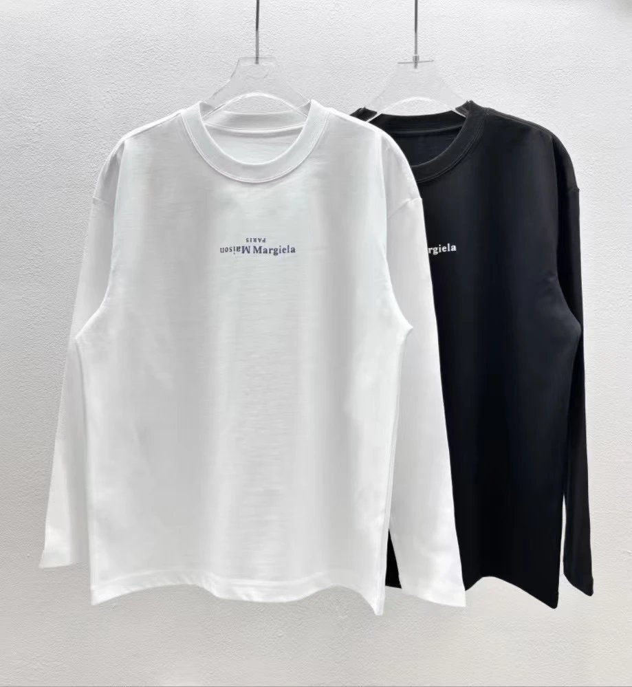 Design Cat Print Long Sleeve T-Shirt White - 17