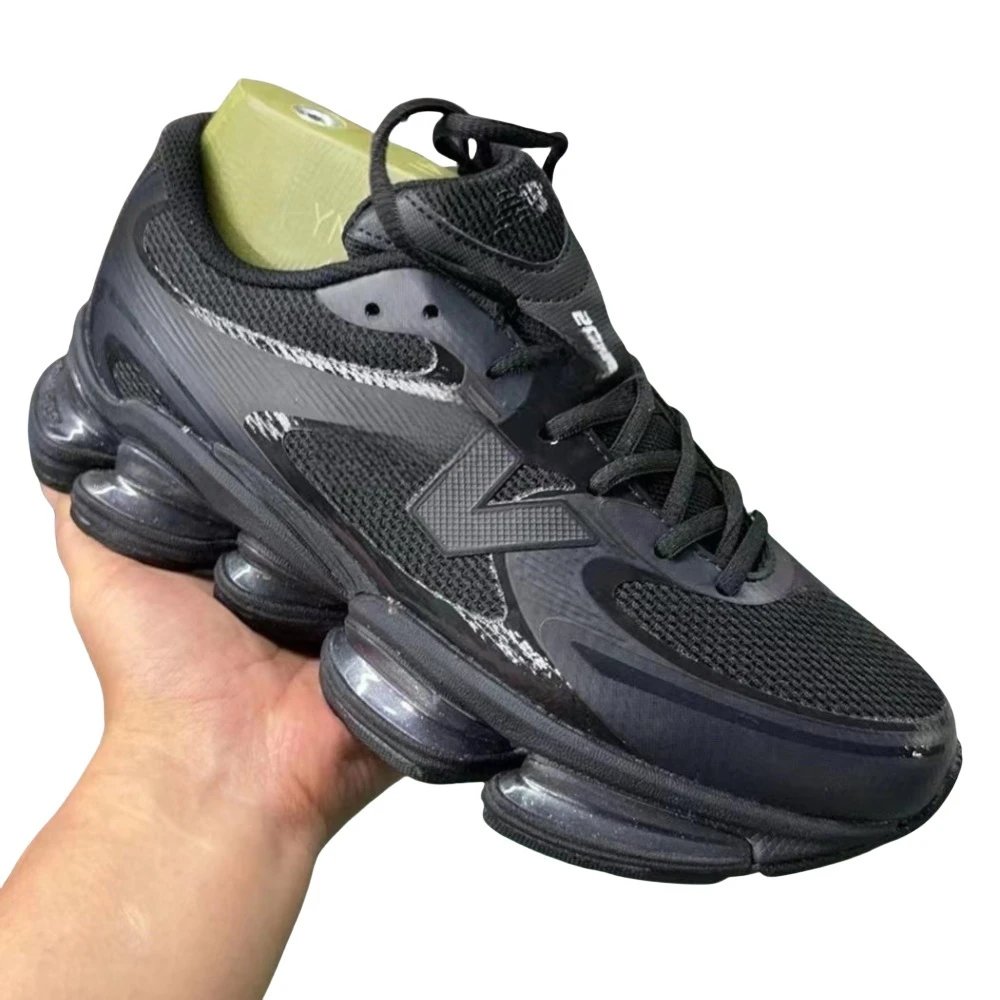 New Balance A15 Gray Black Red Running Shoes - 6