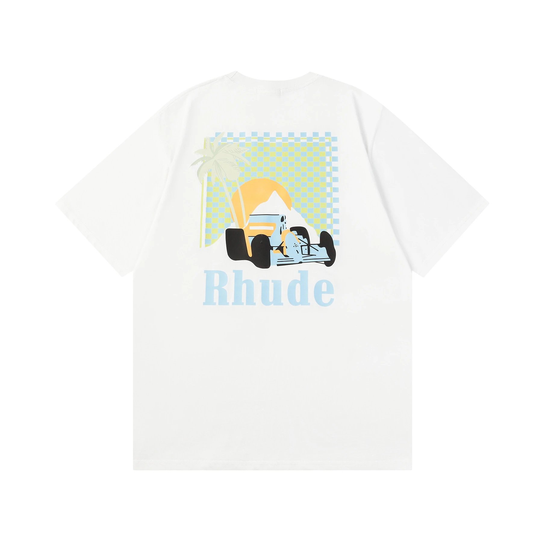 Rhude Graphic Print Cream T-Shirt - 22