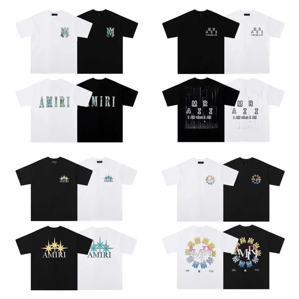 Amiri Hollywood Arch Logo Black T-Shirt - 3