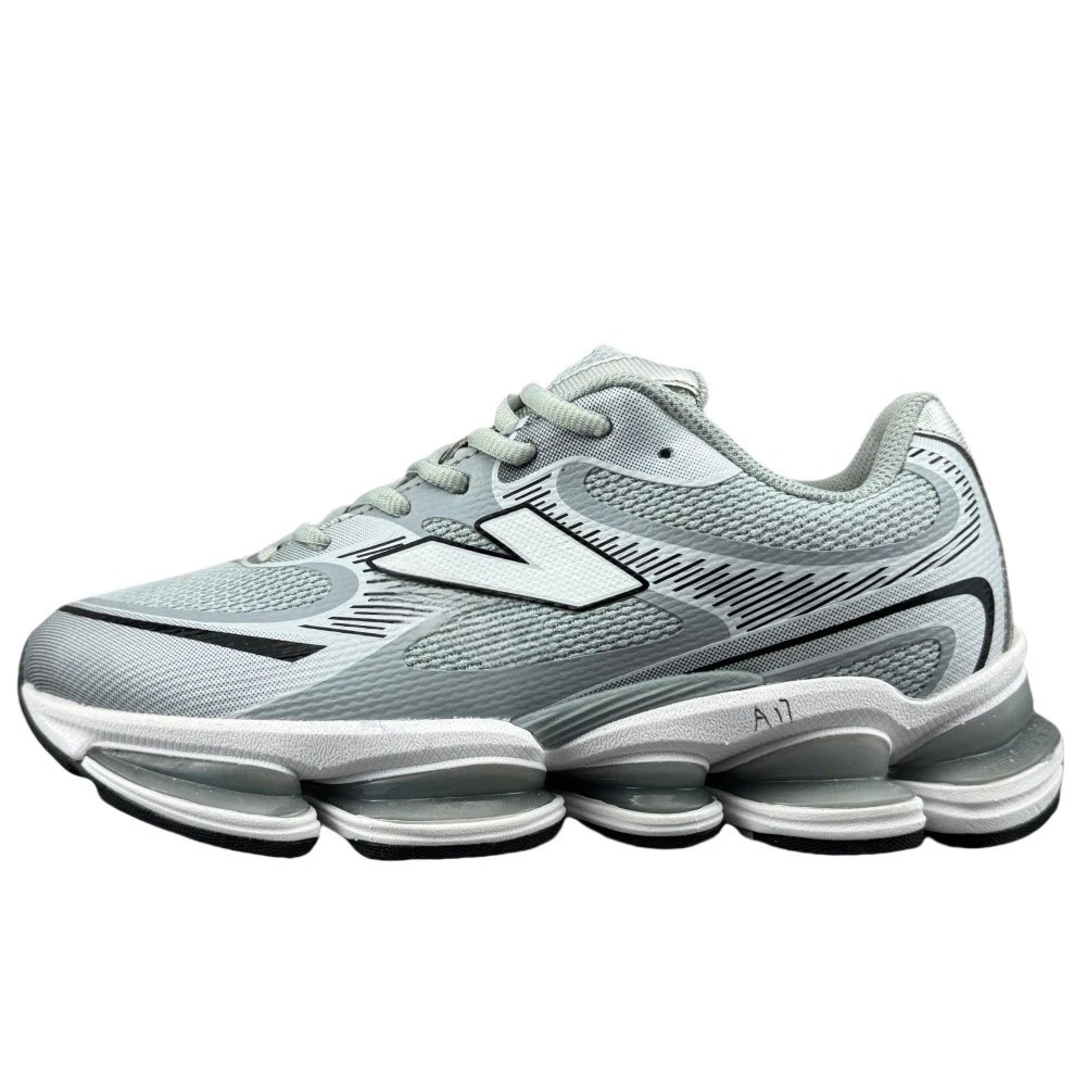 New Balance A15 Gray Black Red Running Shoes - 7