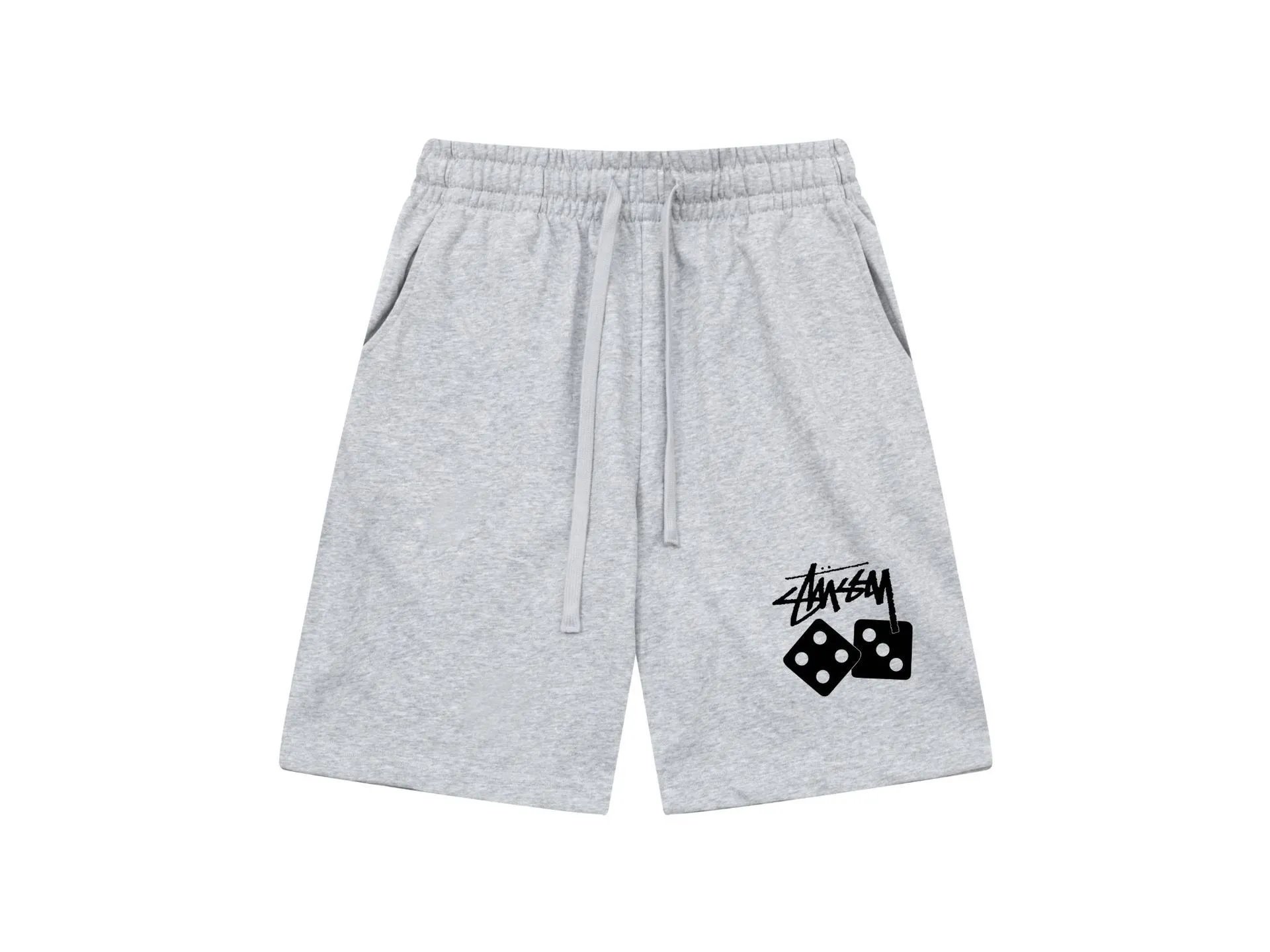 Stussy STU 80 Logo Heather Gray Shorts - 14