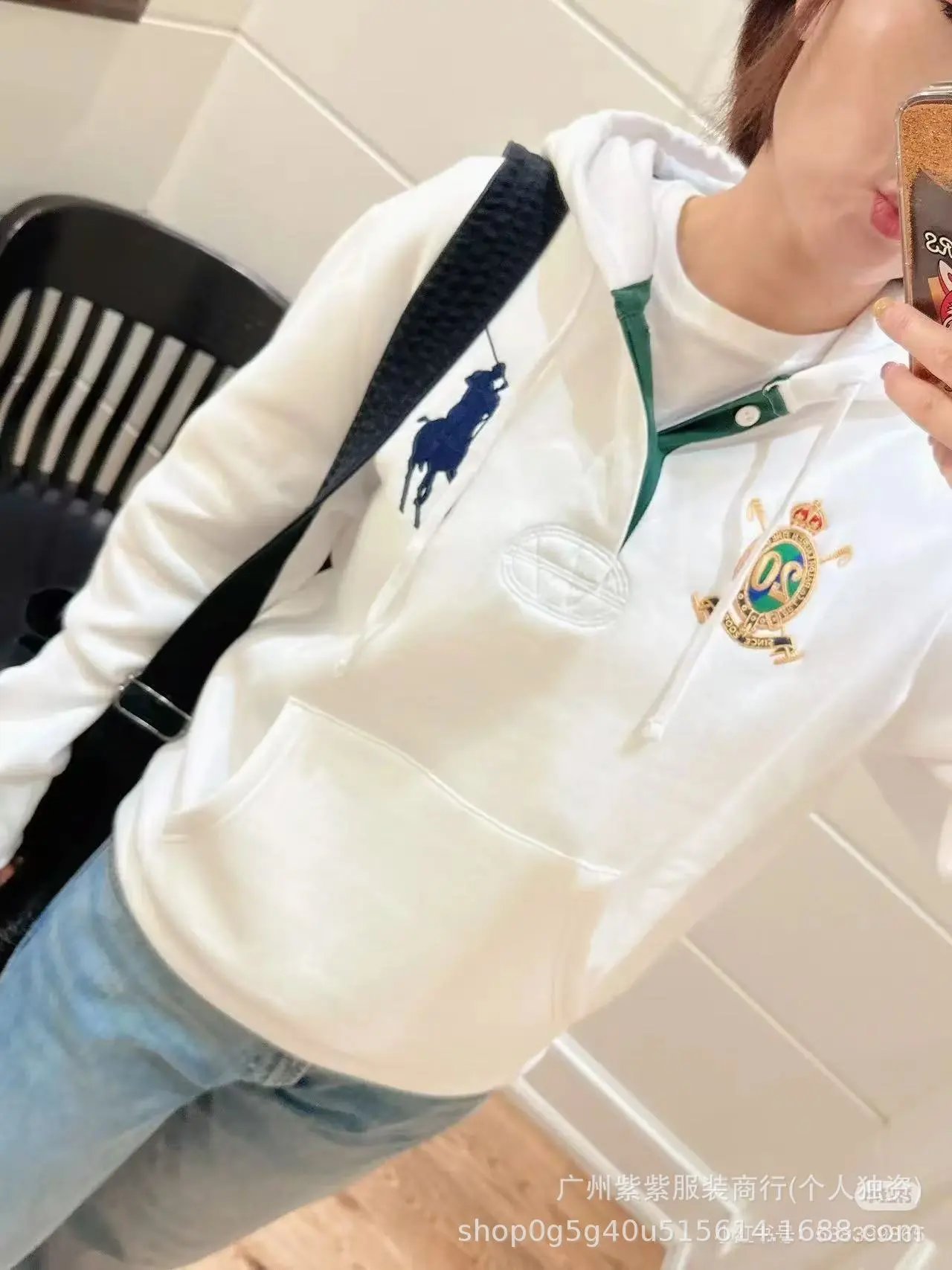 Polo Ralph Lauren Polo Player Hoodie White - 9