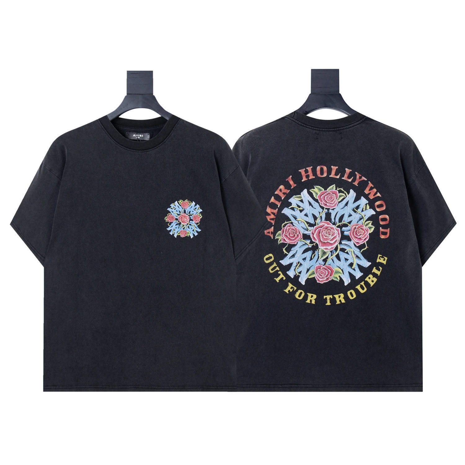 Amiri Pegasus Graphic T-Shirt Black - 4