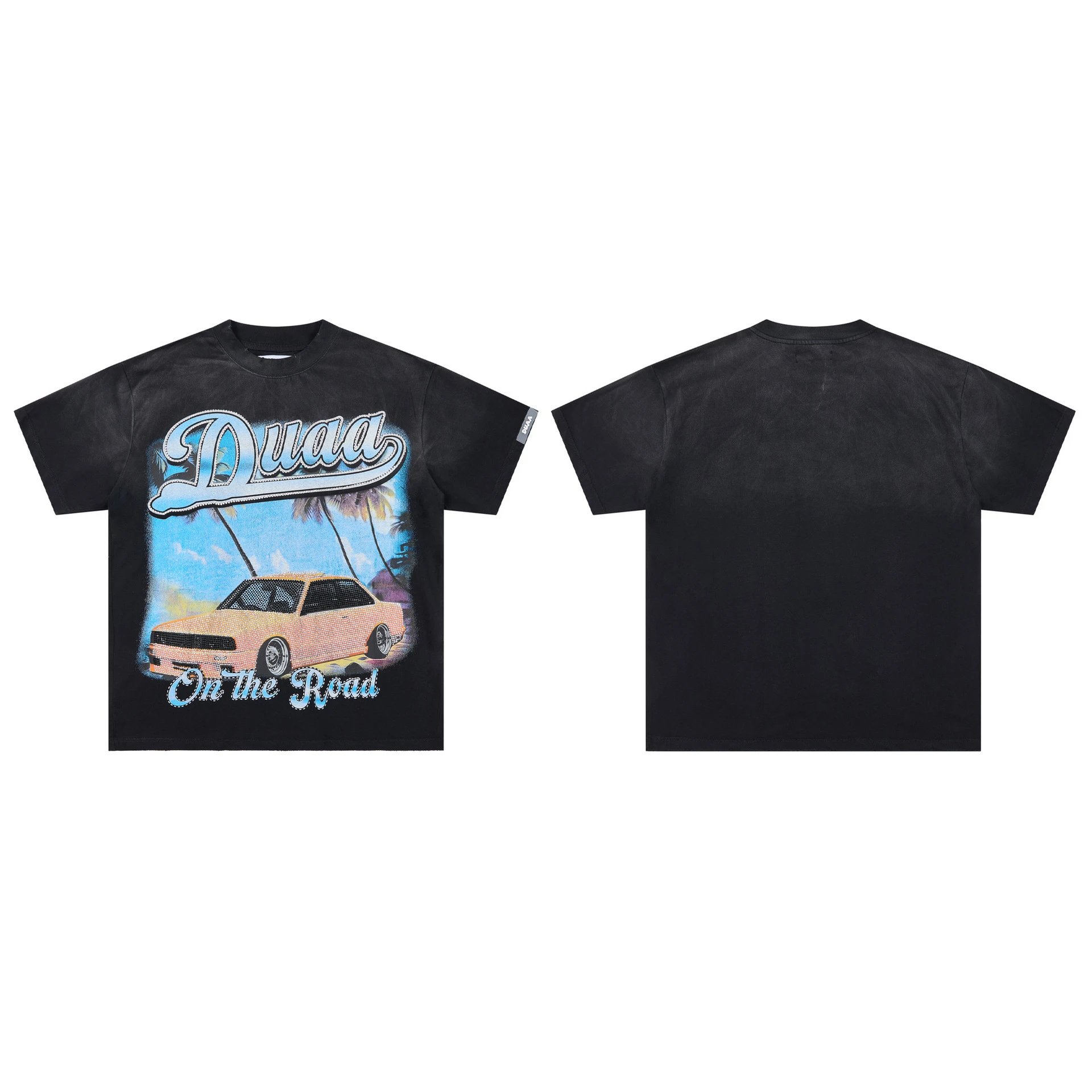 Design DUAA Racing Trophy Graphic T-Shirt Orange T-Shirts - 13