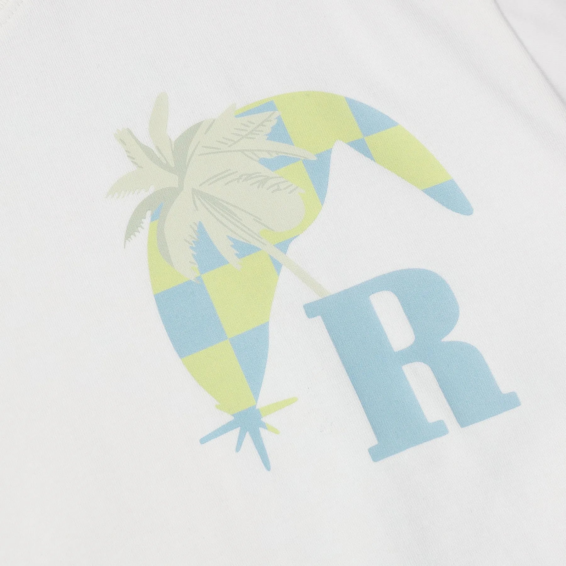 Rhude Graphic Print Cream T-Shirt - 36