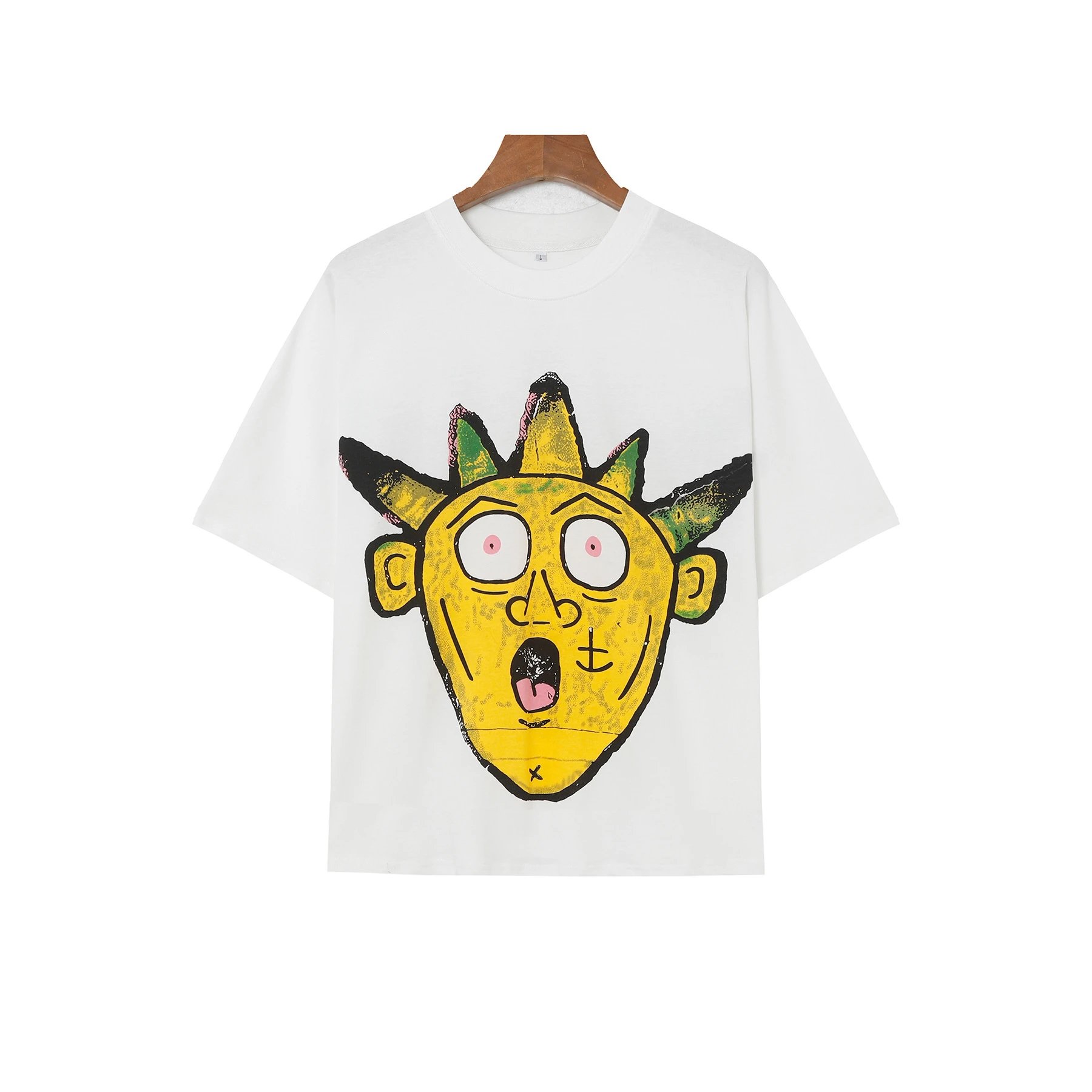 Design Bornstar CD Graphic Cropped T-Shirt White T-Shirts - 17