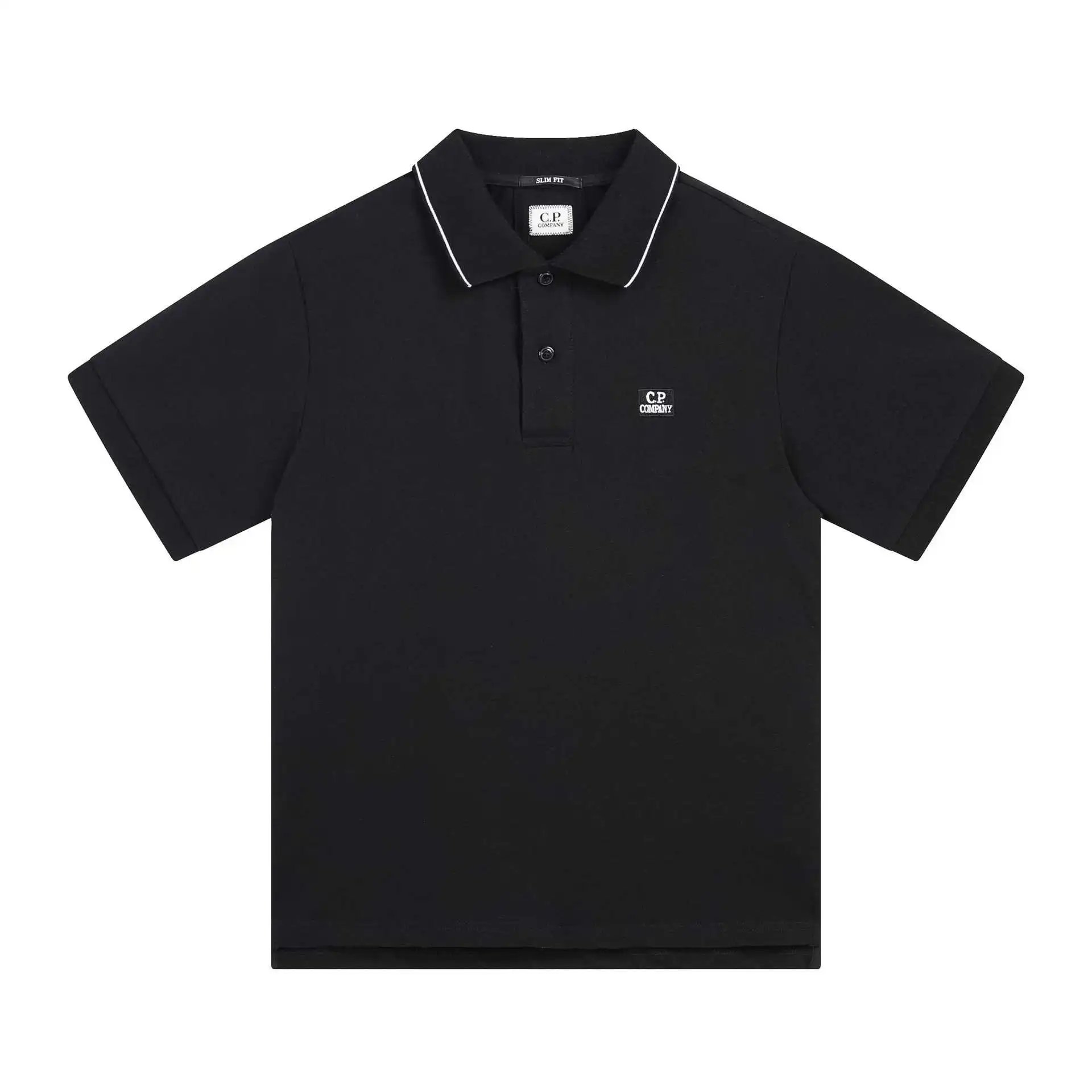 C.P. Company Slim Fit White Polo Shirt Tops Polo - 4