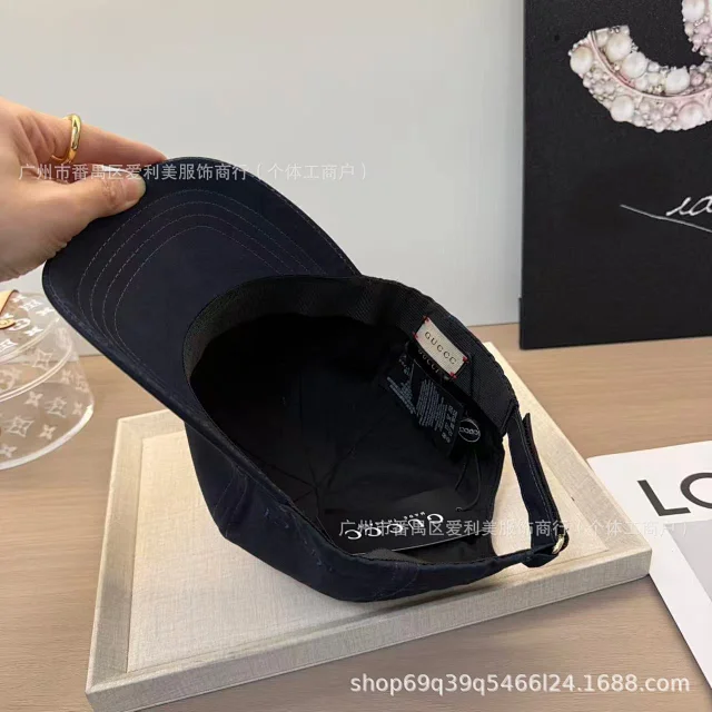 Gucci Hats Plain cotton baseball cap product detail image 11