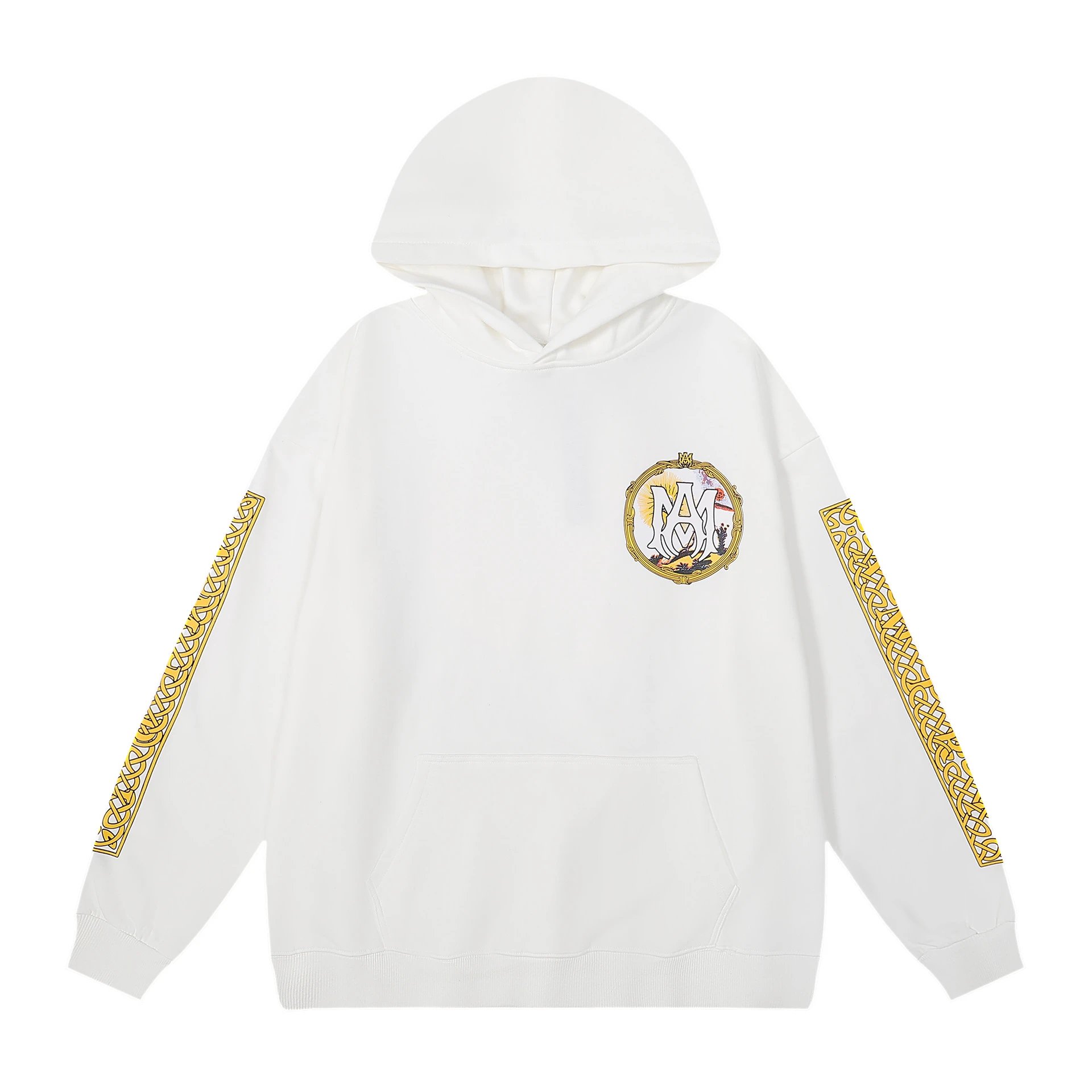 Amiri Paint Drip Hoodie White - 17