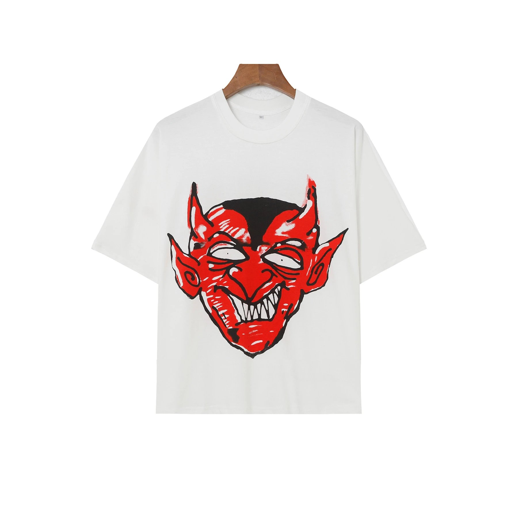 Design Bornstar CD Graphic Cropped T-Shirt White T-Shirts - 4