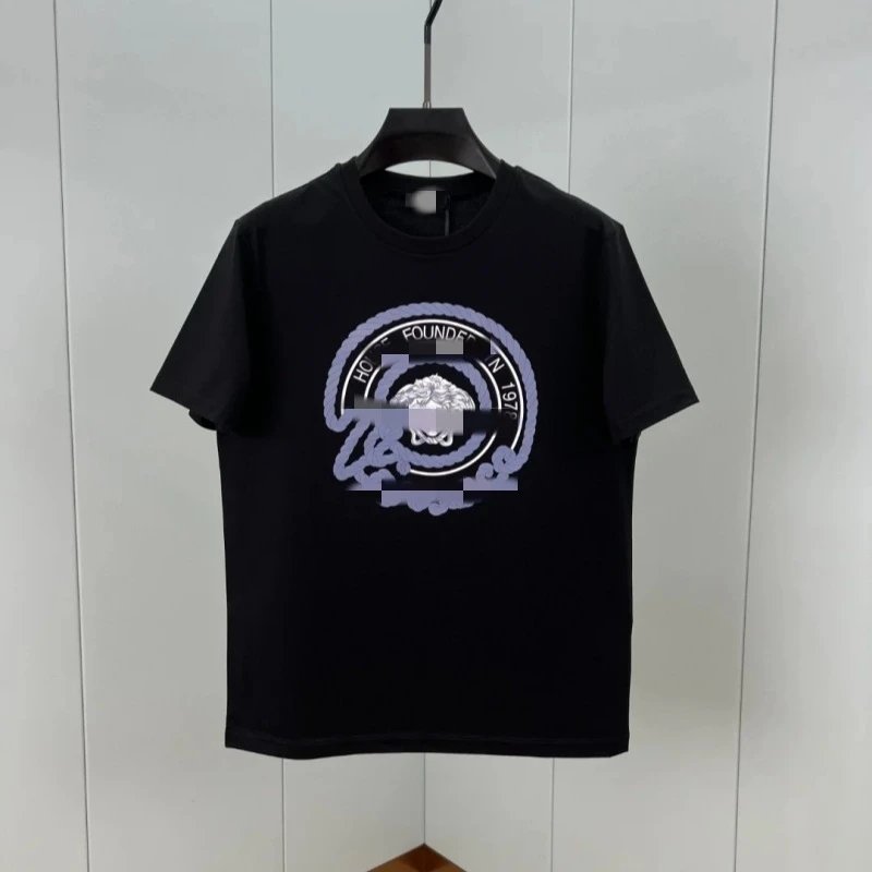 Versace Medusa Head Embroidered White T-Shirt - 8