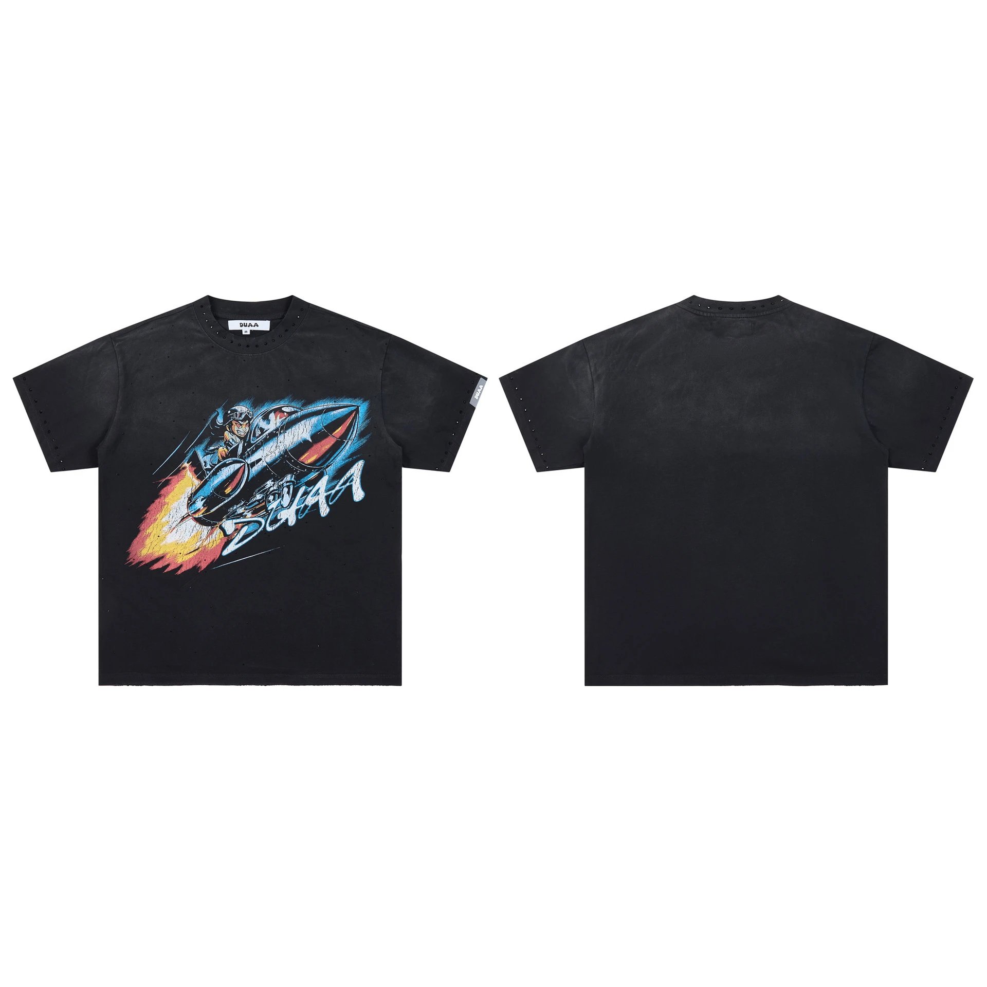Design DUAA Racing Trophy Graphic T-Shirt Orange T-Shirts - 15