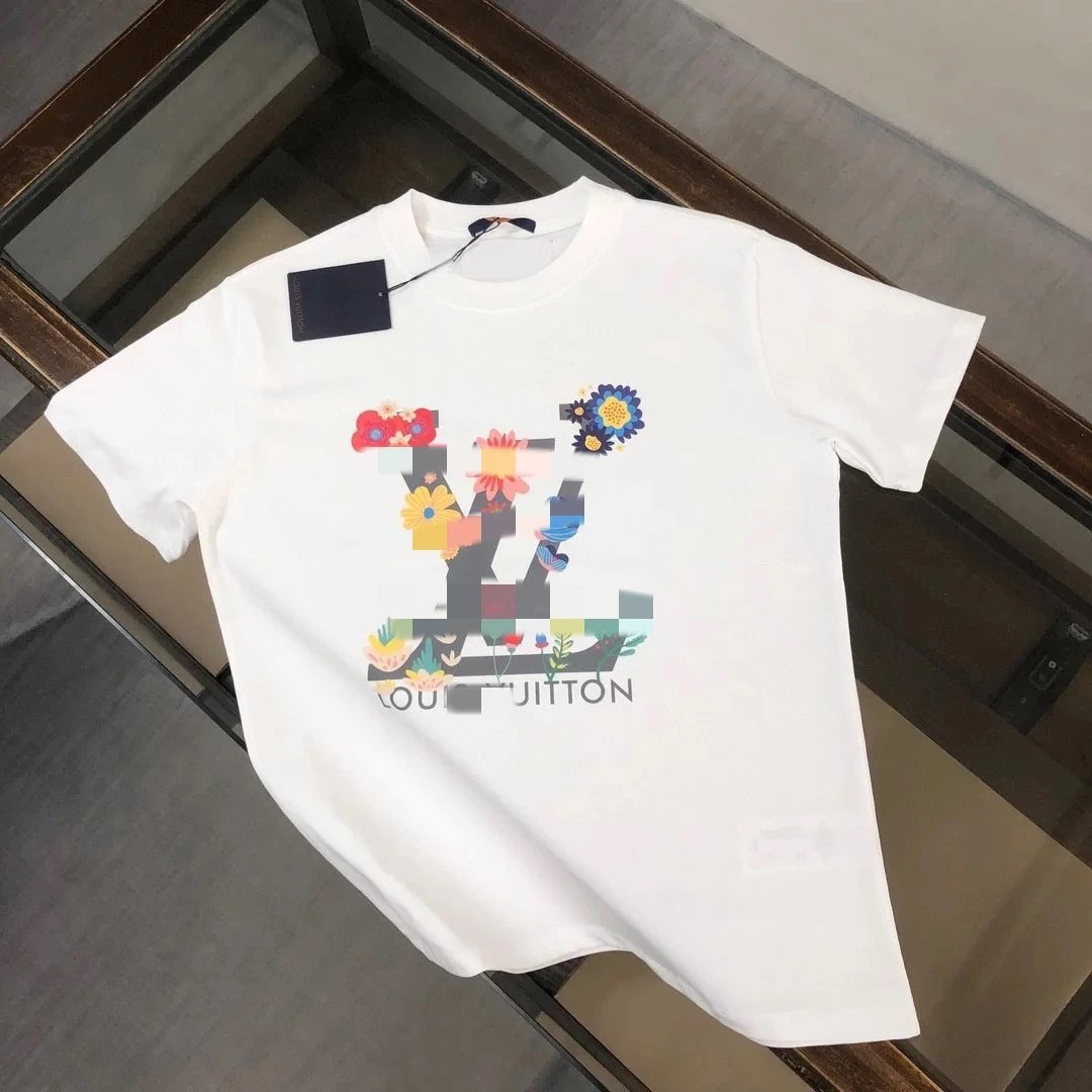 Louis Vuitton Painted Logo Black T-Shirt - 7