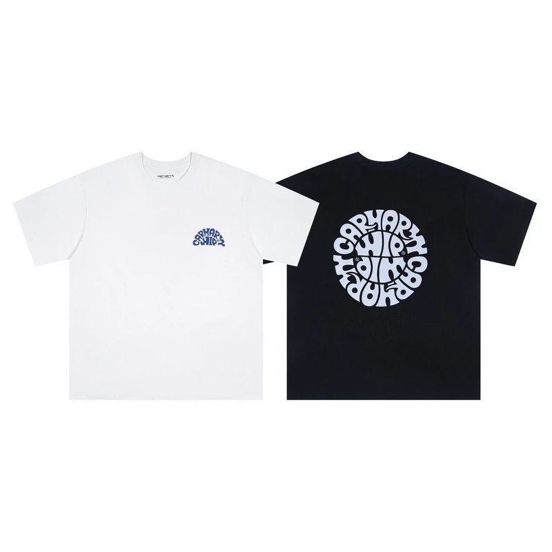 Design Grid Heart Pattern Black T-Shirt - 6
