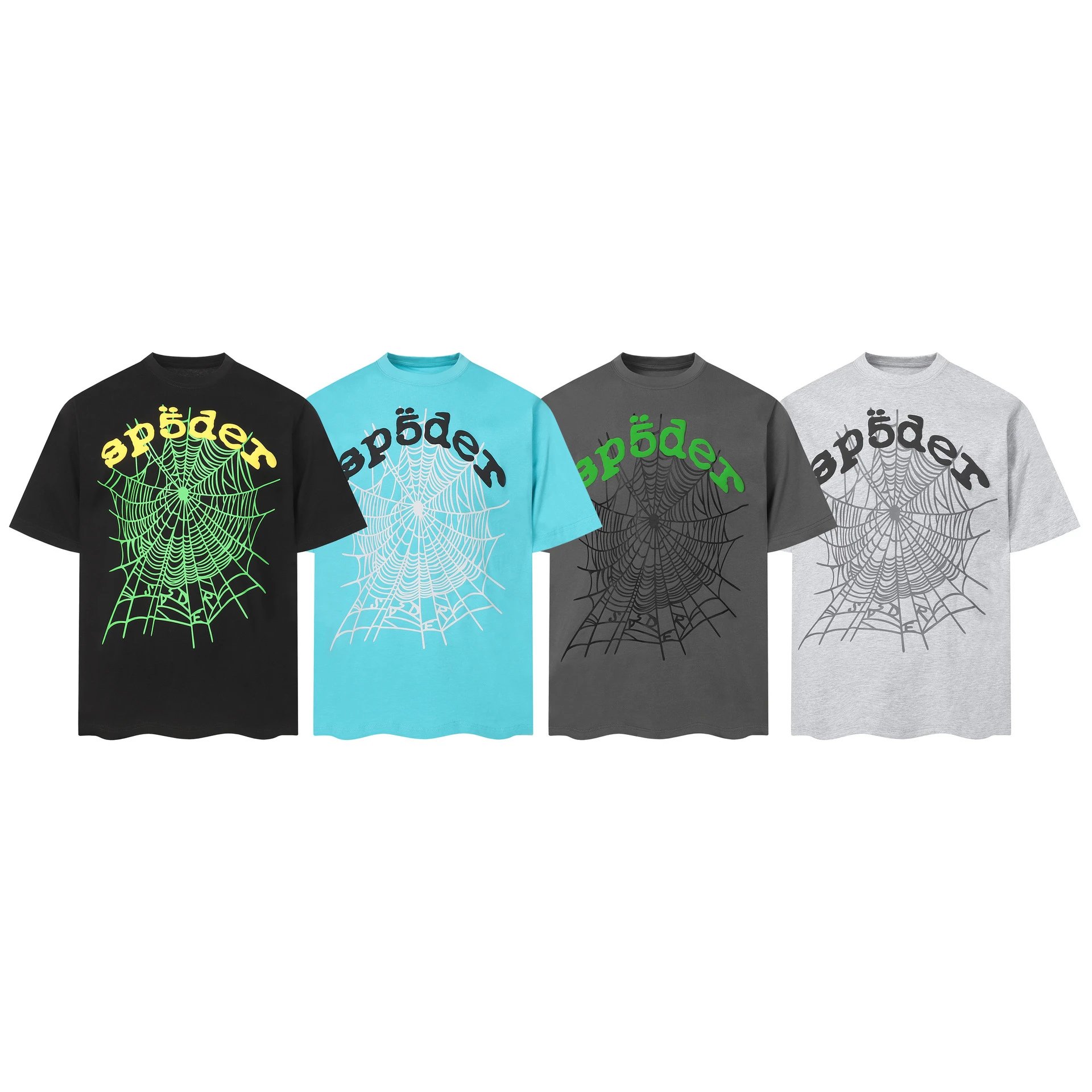 SP5DER Distorted Logo White T-Shirt - 15