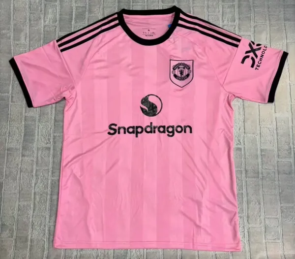 Manchester United x Adidas Snapdragon Pink Third Jersey - 1