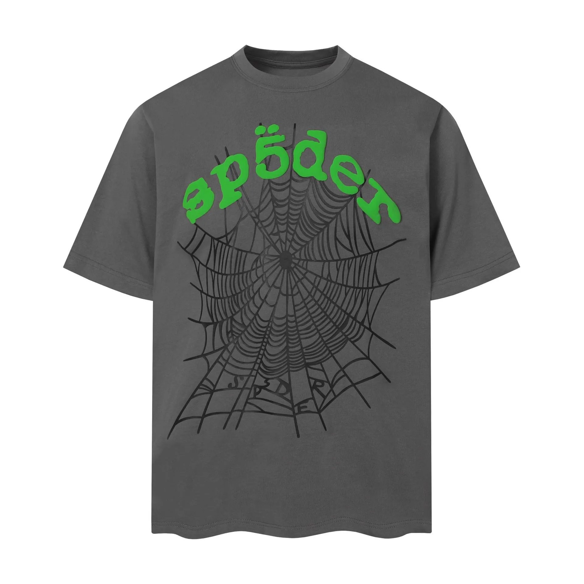 SP5DER Distorted Logo White T-Shirt - 31