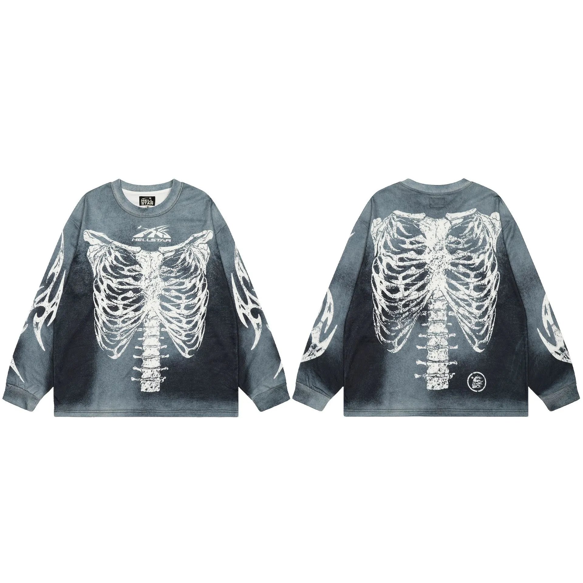 Hellstar Graphic Long-Sleeve Jersey White / Black - 3