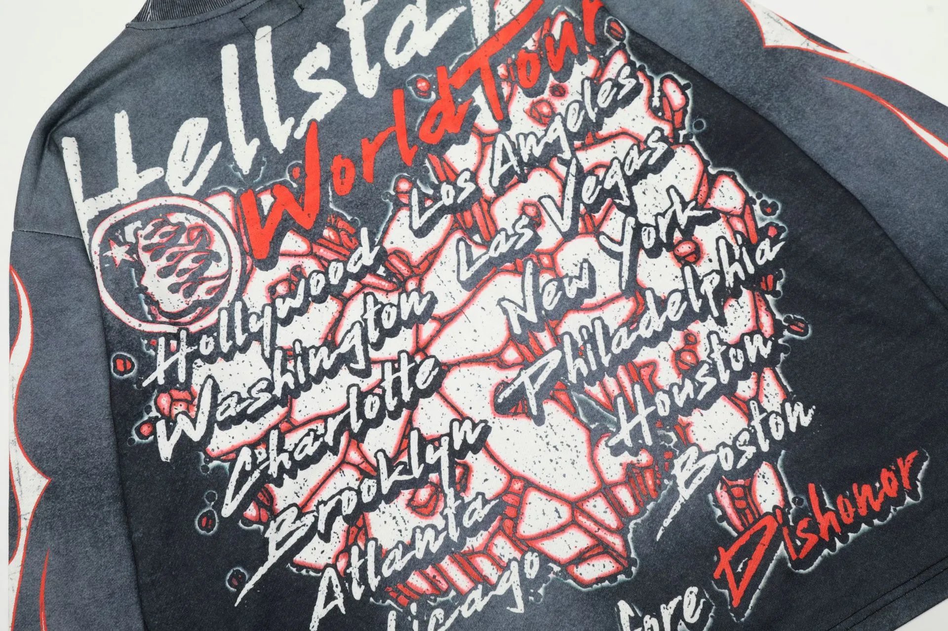 Hellstar Graphic Long-Sleeve Jersey White / Black - 9
