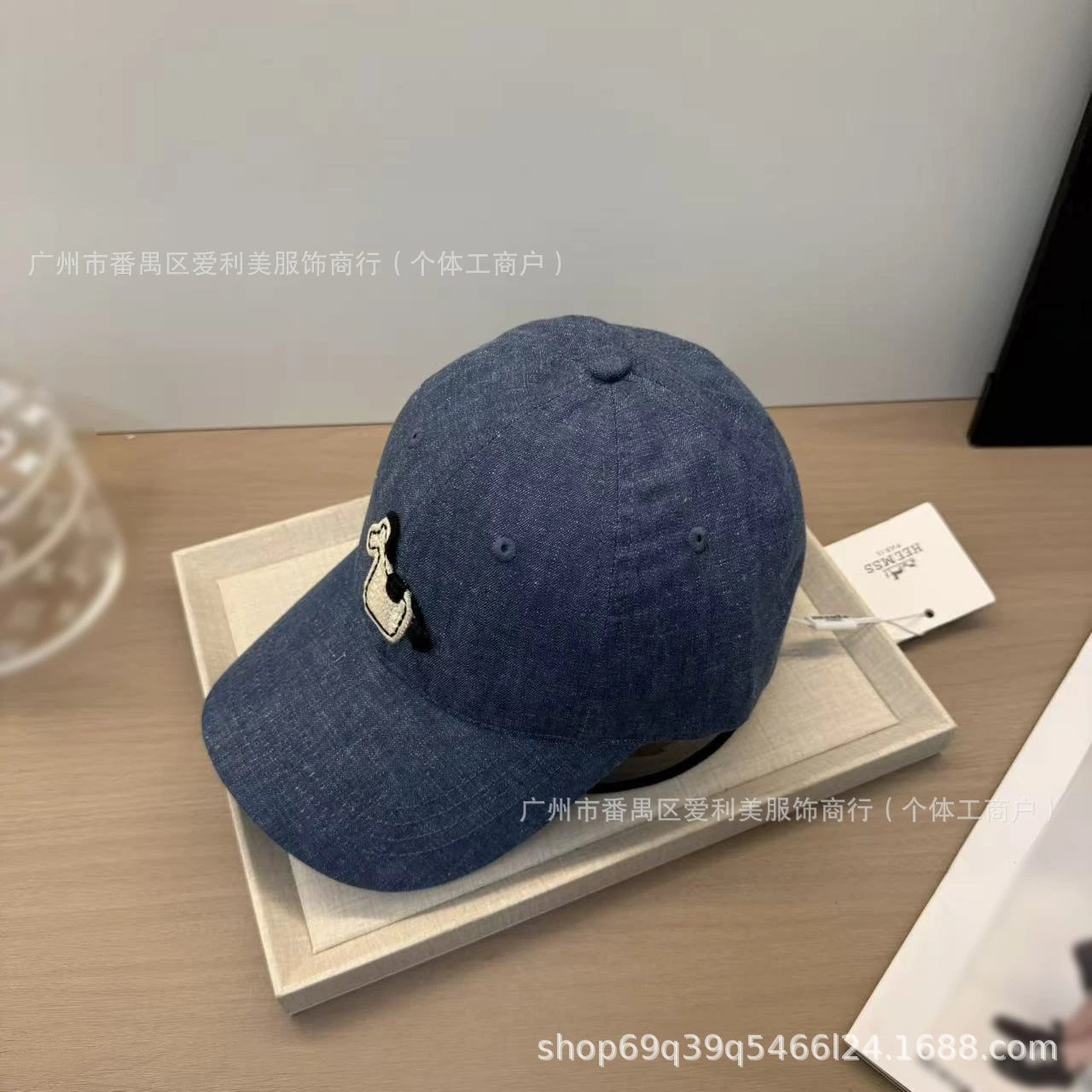 Hermès Hats Embroidered Horse Patch Baseball Cap image 4