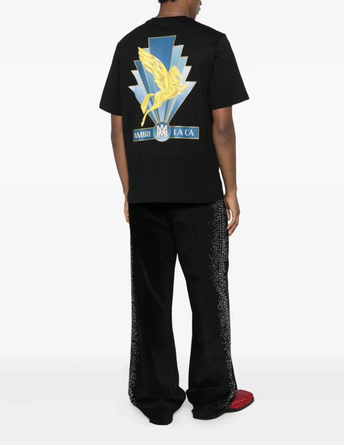 Amiri Pegasus Graphic T-Shirt Black - 14