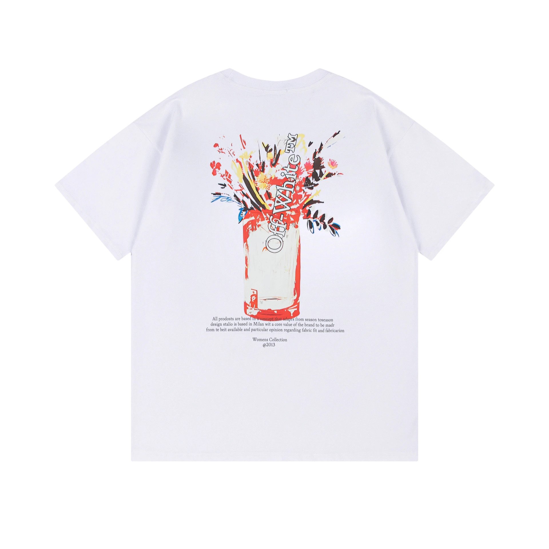 Off-White Arrow Crack Print White T-Shirt - 17