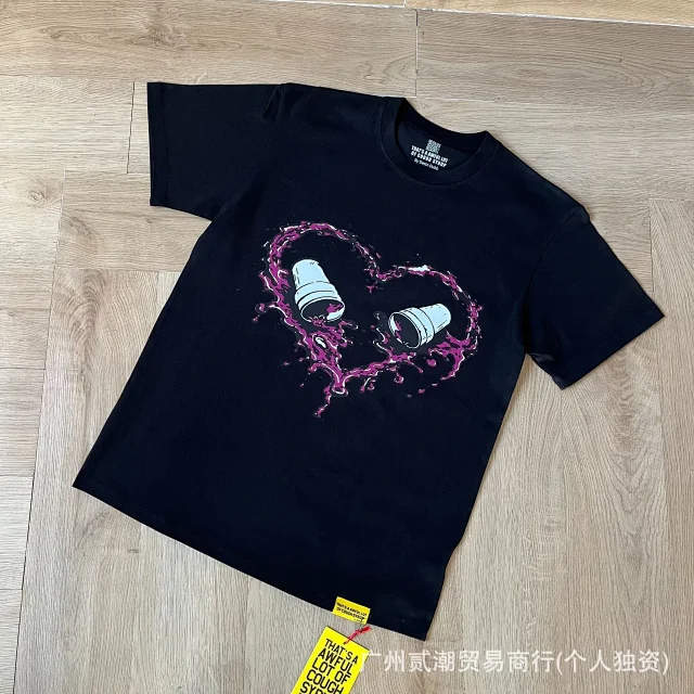That's a Awful Lot of Cough Syrup T-Shirts Short-Sleeve Graphic T-Shirt product detail image 3