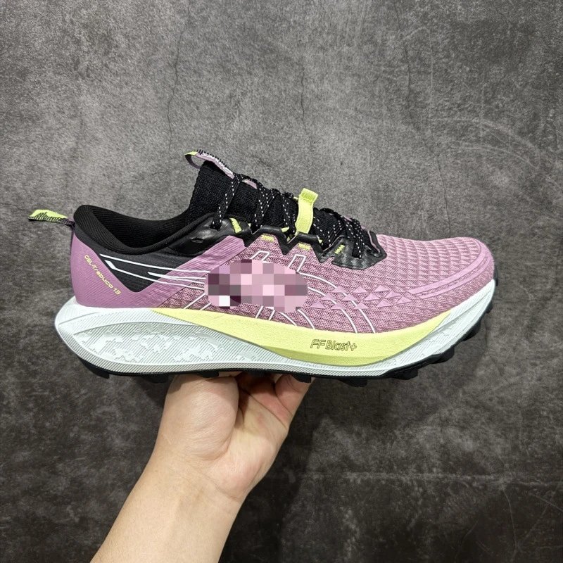 Asics Gel-Nimbus 19 Pink Yellow Running Shoes - 1